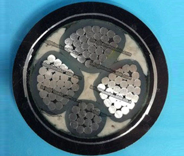 Aluminum conductor Steel tape armored XLPE insulated Power Cable 0.6/1KV