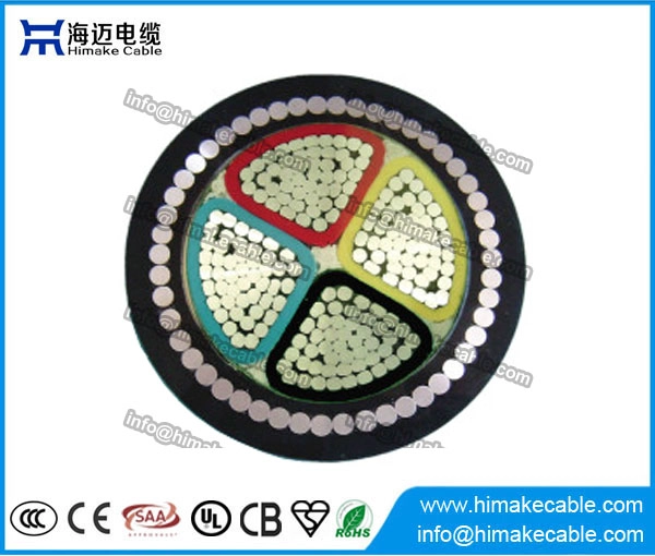 BS6346 Steel Wire Armored SWA PVC Power Kabel 0.6/1kV