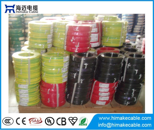 جوهر واحد مثبطات اللهب PVC معزول كابل سلك كهربائي 300/500V 450/750V