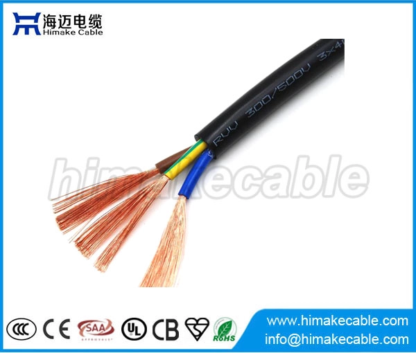 Condutor de cobre flexível com isolamento de PVC e jaqueta de PVC cabo TSJ 300V