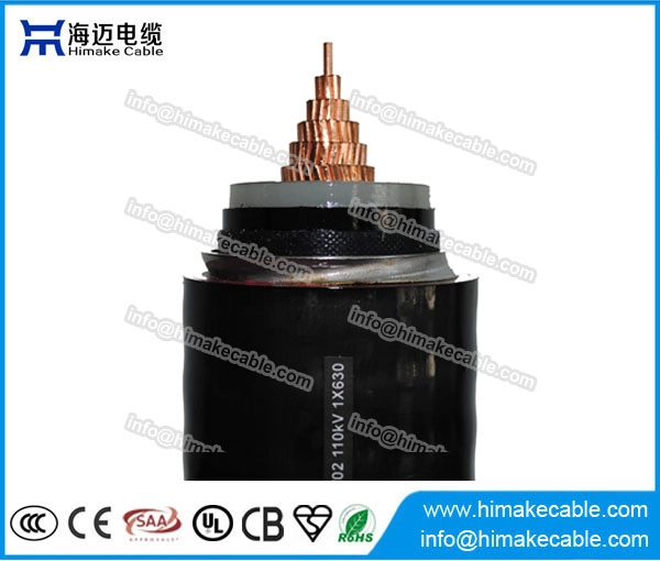 高压交联聚乙烯绝缘波纹铝护套额定电压至500kV 电力电缆
