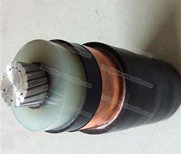 Condutor de alumínio de MV cabo de alimentação com tensão de 3,6/6KV para 26/35KV