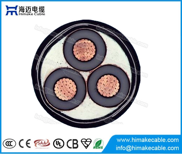中压铜芯钢带铠装电力电缆电压3.6 6KV到26/35KV
