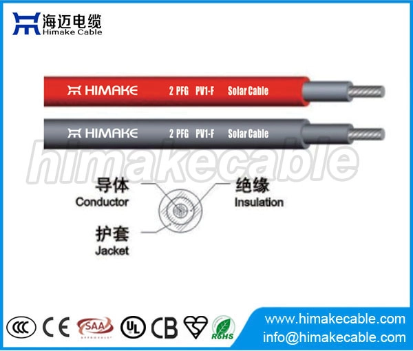 New energy DC Solar cable PV1-F for Photovoltaic power system