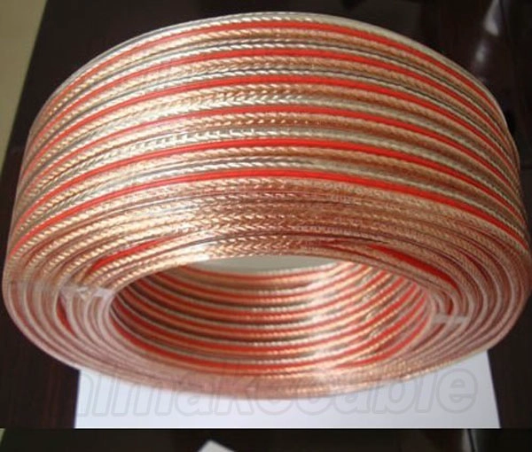 Sauerstoff frei Transparent Kabel Lautsprecherkabel für Verstärker und Lautsprecher