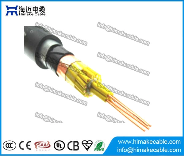 PVC isolou o cabo de controle blindado fita de aço de 450/750V 0.6/1KV