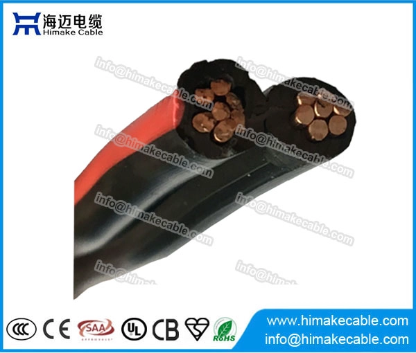 الجوي PVC كبل "متوازي راحي الشكل 8 كبل" 0.6/1KV