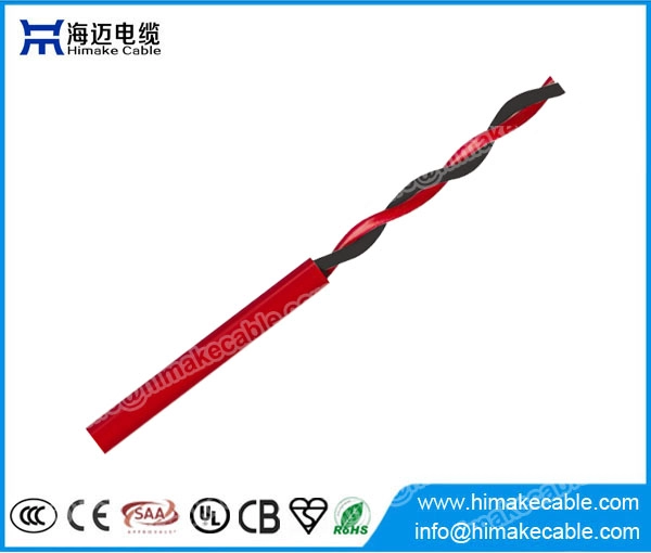 SAA certificated red flat TPS cable for fire alarm 250/250V