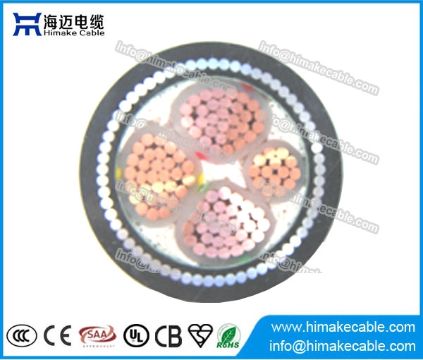 Steel wire armored XLPE insulated Power Cable 0.6/1KV