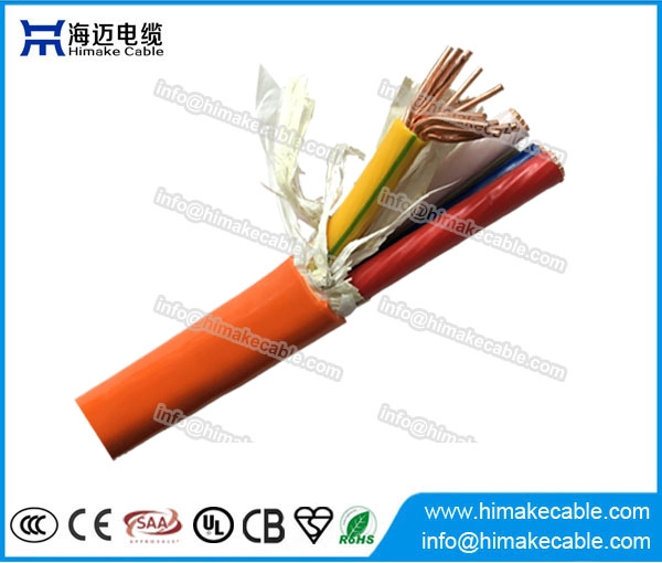 交联聚乙烯绝缘橙色圆型电缆 0.6/1KV