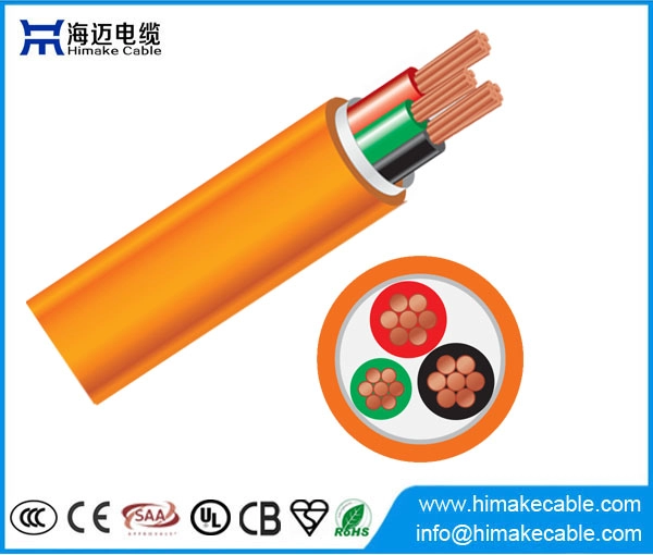 交联聚乙烯绝缘橙色圆型电缆 0.6/1KV