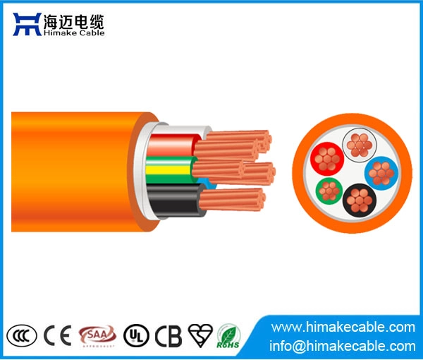 交联聚乙烯绝缘橙色圆型电缆 0.6/1KV