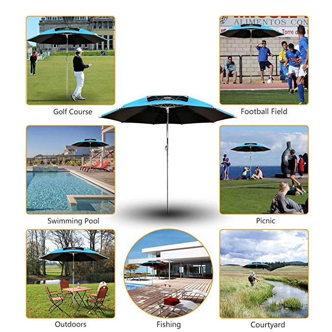 China 1.8m Outdoor Vissen Camping Vouwen Waterdicht Zonnebrandcrème Paraplu Strand Rest Hengelen Universele Anti UV Zonnescherm Paraplu Luifel fabrikant