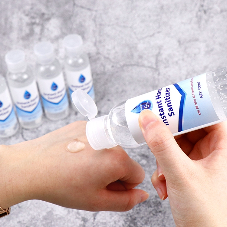 100ml 75% Alcohol Gel Hand Sanitizer Alcohol Hand Sanitizer Gel Antibacterial CE