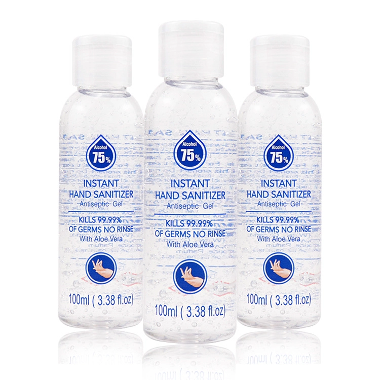 100ml 75% Alcohol Gel Hand Sanitizer Alcohol Hand Sanitizer Gel Antibacterial High quality
