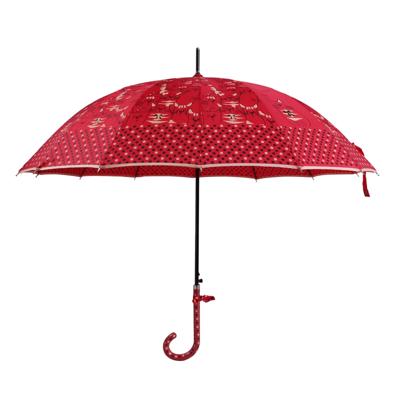 Regenschirm mit 16 Rippenschönheiten