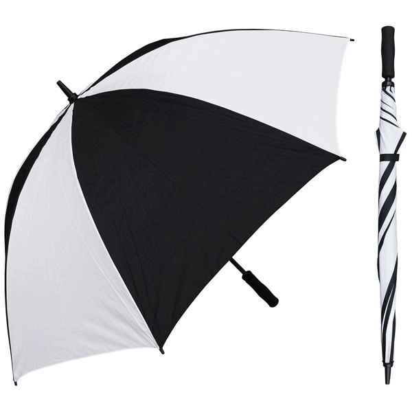 30 นิ้วคู่มือเปิดที่มีคุณภาพสูงไฟเบอร์กลาส windproof EVA กอล์ฟจับร่ม