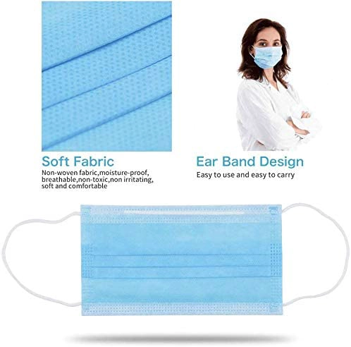具有舒适耳挂的3Ply FDA CE一次性面部