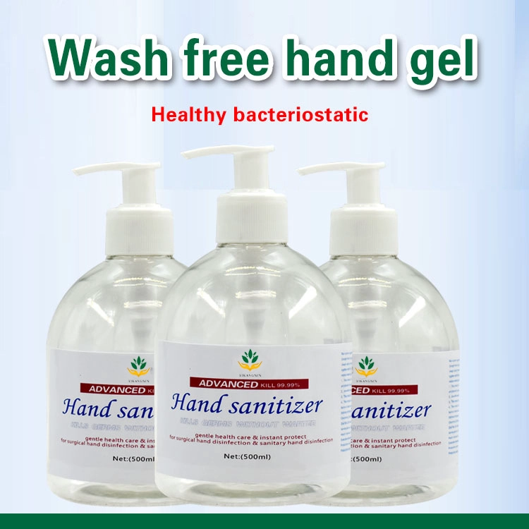 500ml Wash Disinfectant 75% Alcohol Gel Hand Sanitizer Gel Antibacterial Alcohol Hand Sanitizer Gel CE