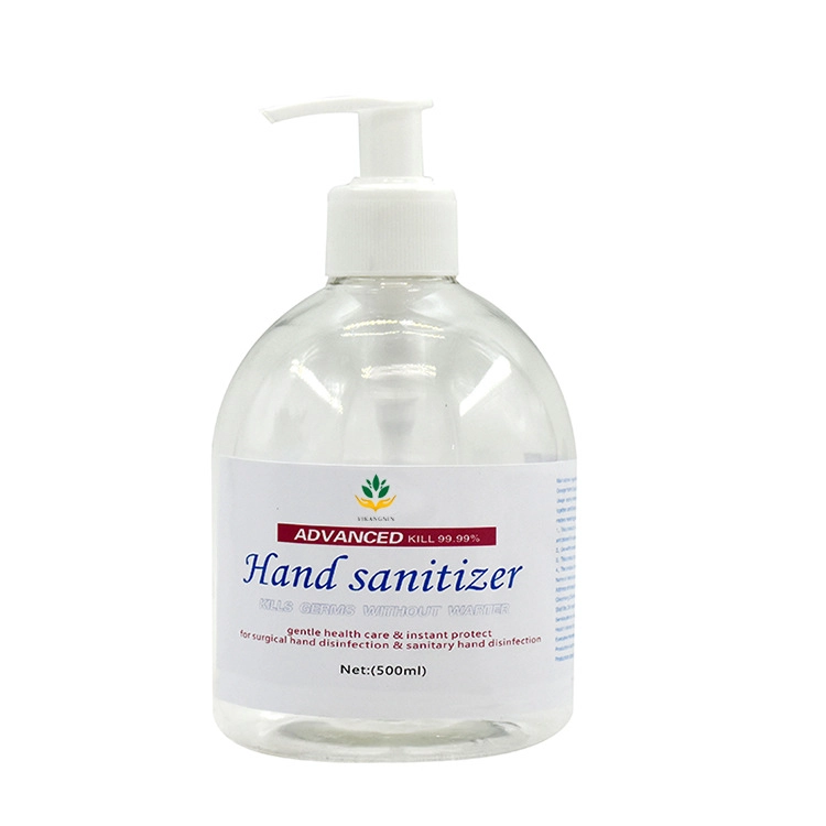 500ml Wash Disinfectant 75% Alcohol Gel Hand Sanitizer Gel Antibacterial Alcohol Hand Sanitizer Gel