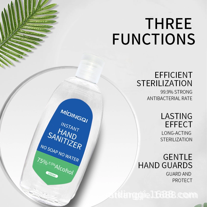 75% Alcohol Gel Hand Sanitizer Gel Antibacterial Alcohol Hand Sanitizer Gel Wash Disinfectant factory OEM design 200ml