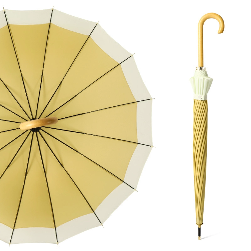 Advertising Straight Sun Umbrella with Logo Prints