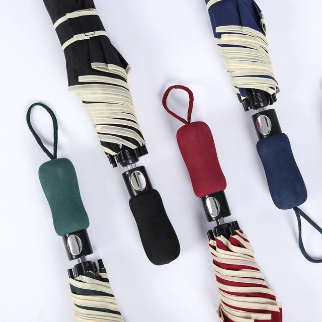 Auto open 2 fold umbrella with logo print golf umbrella Wholesale