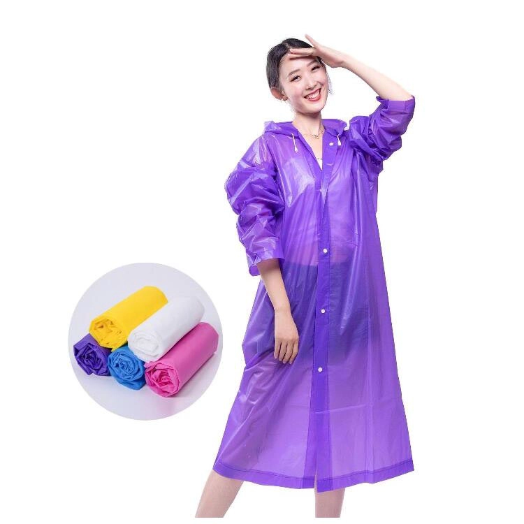 Camping Outdoor Travel Waterproof EVA Universal Hooded Rain Coat