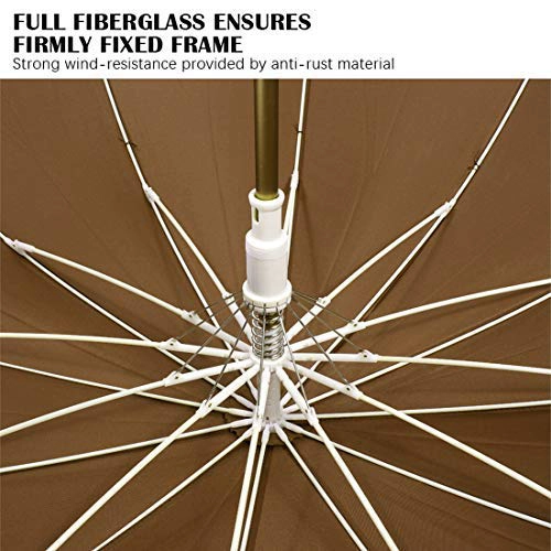 Custom High Quality Diameter 115cm Large 12 Rib Golf Umbrella for Men Women with Multiple Colors