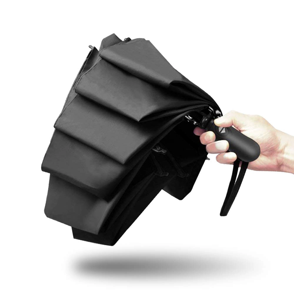 Personnalisé 23Inch 8Ribs Ouverture et fermeture automatique 3 Parapluie Inverse