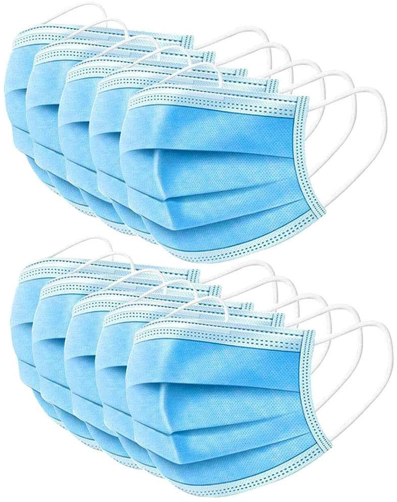 Disposable Face Mask - 3Ply Masks with Comfortable Earloop FDA CE