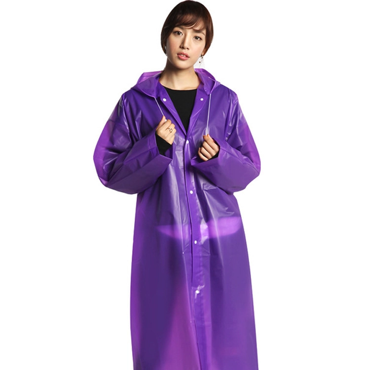 EVA fashionable environmental protection raincoat non-disposable raincoat travel outdoor lightweight raincoat raincoat wholesale
