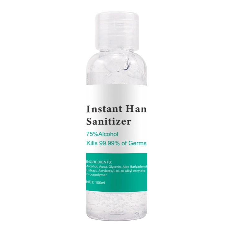 Factory CE Alcohol Hand Sanitizer 75% Alcohol Gel Hand Sanitizer Gel Antibacterial Gel Wash Disinfectant 100ml