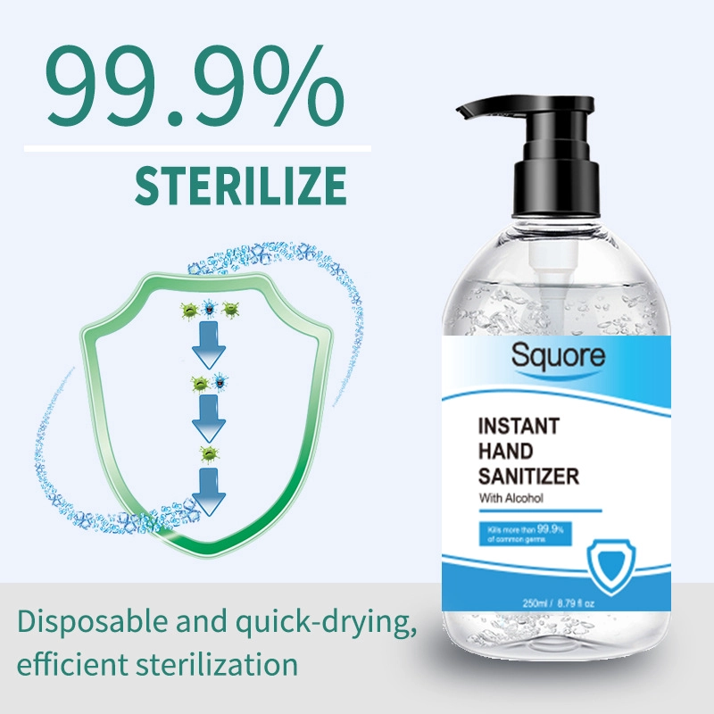 Factory Gel Hand Sanitizer Alcohol Hand Sanitizer Gel Antibacterial 30ml CE 250ml