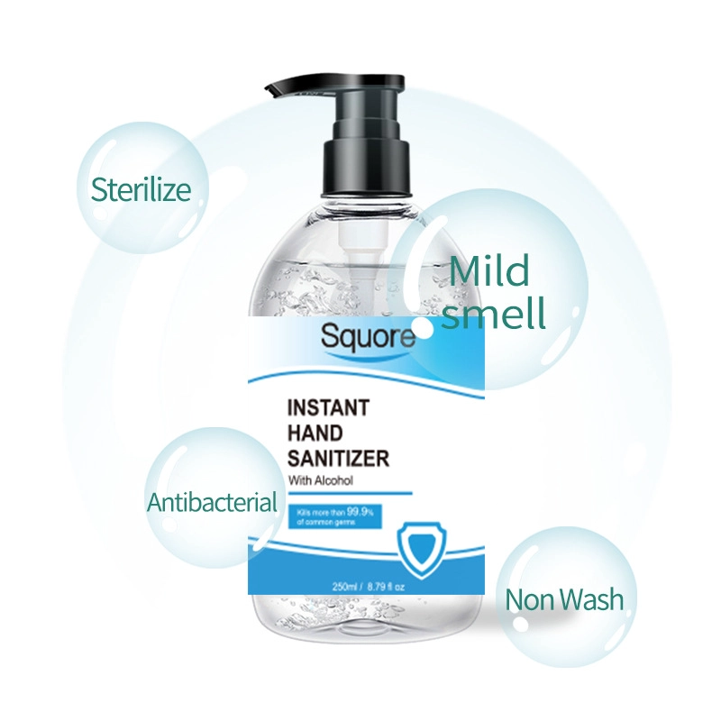 Factory Gel Hand Sanitizer Alcohol Hand Sanitizer Gel Antibacterial 30ml CE 250ml