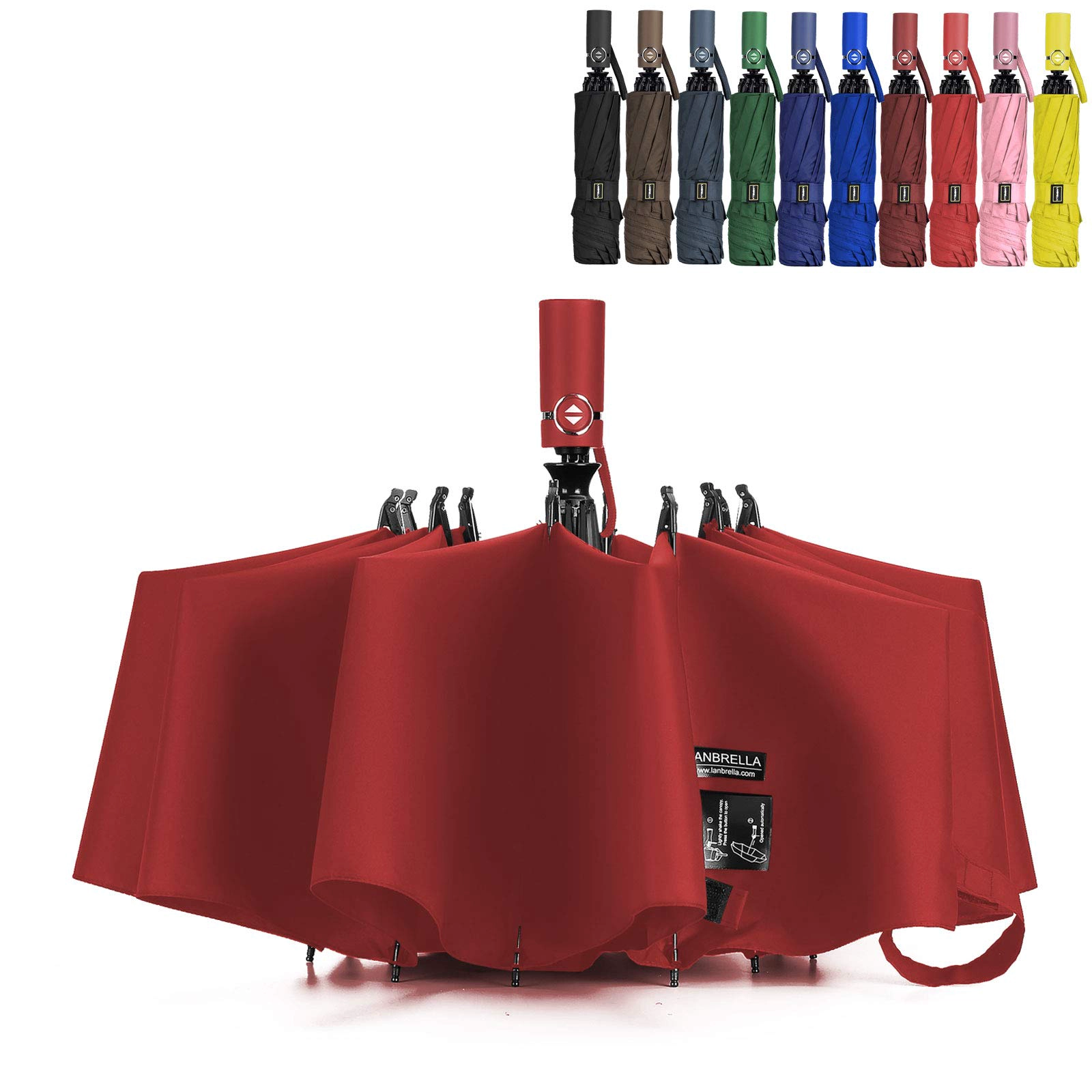 Fully Auto Open and Close Windproof umbrella