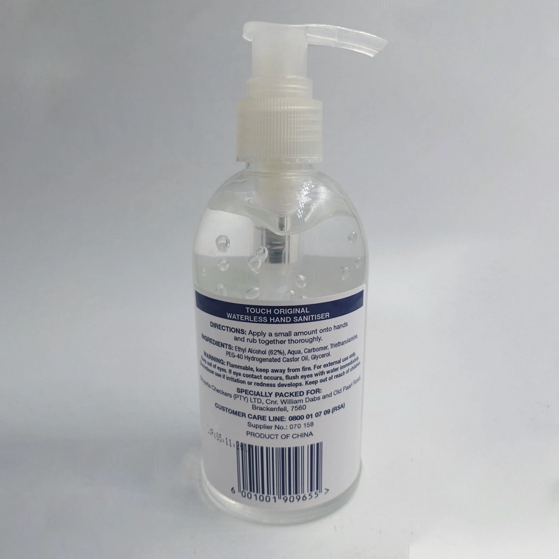 Gel Antibacterial Alcohol 75% Alcohol Gel Hand Sanitizer Hand Sanitizer Gel 250ml Wash Disinfectant factory