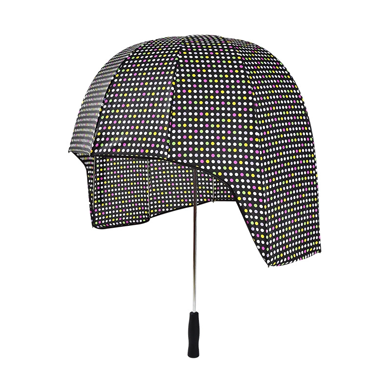 Helmet Shaped Maximum Rain Protection umbrella