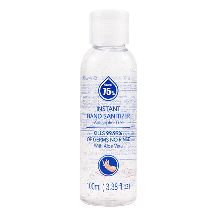 High quality 100ml 75% Alcohol Gel Hand Sanitizer Alcohol Hand Sanitizer Gel Antibacterial CE