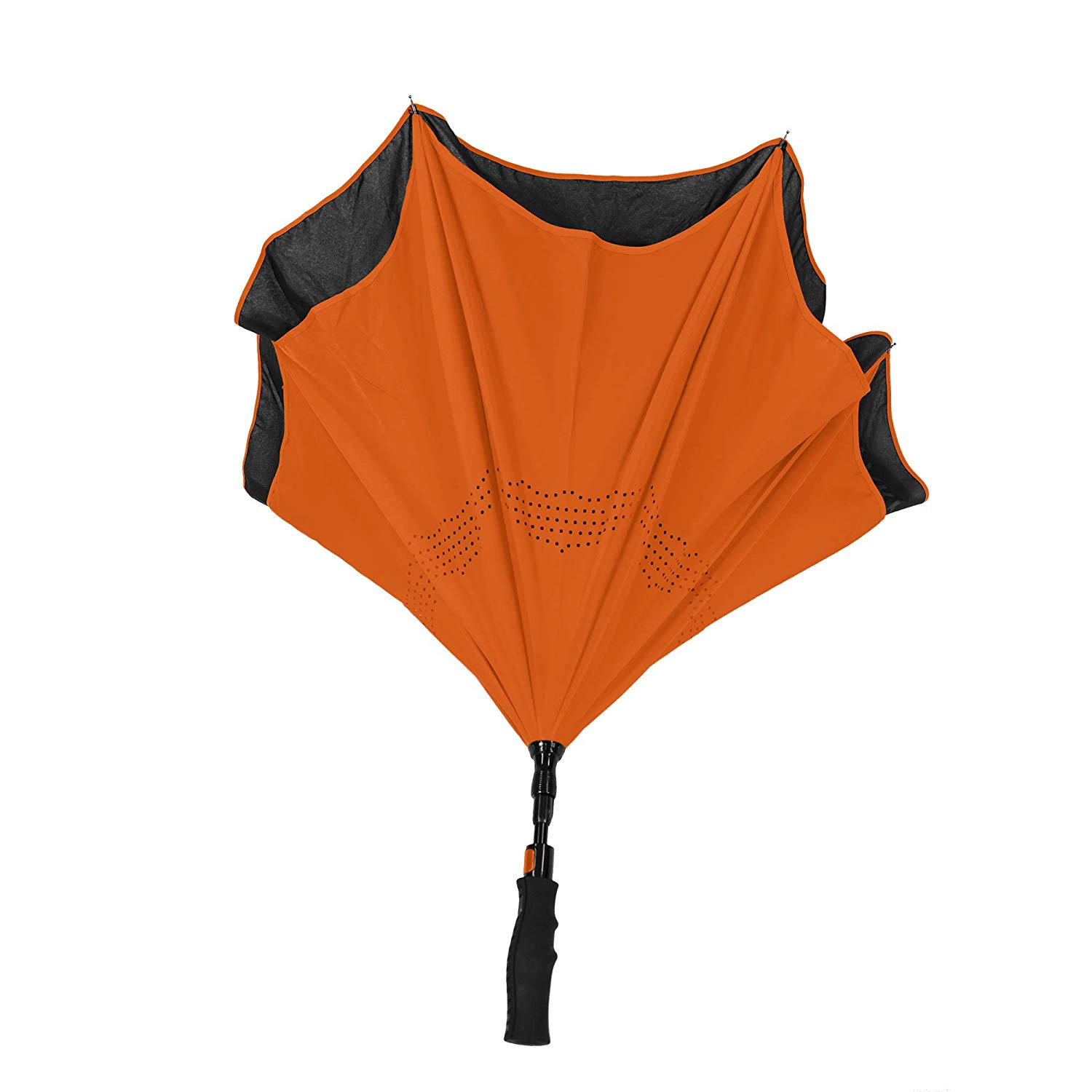 熱い販売の自動開いた逆の傘車のための2つの層の生地の防風逆の傘