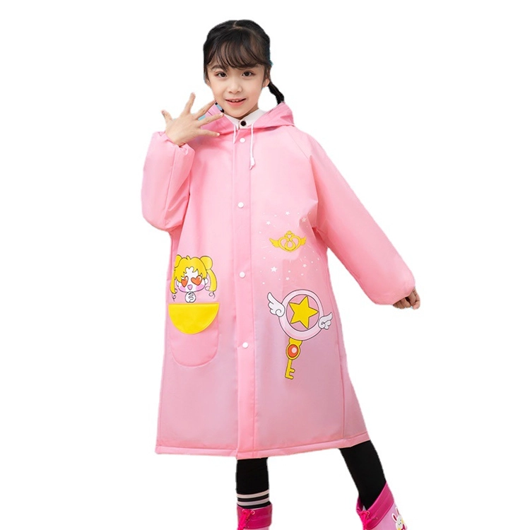 Kids Rain Jacket Thick Poncho Waterproof for Kids