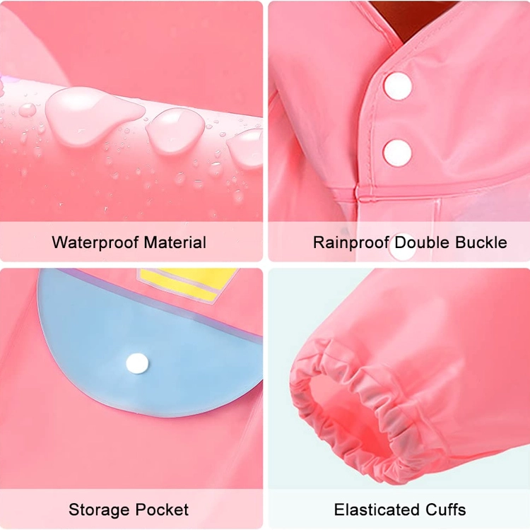 Kids Rain Jacket Thick Poncho Waterproof for Kids