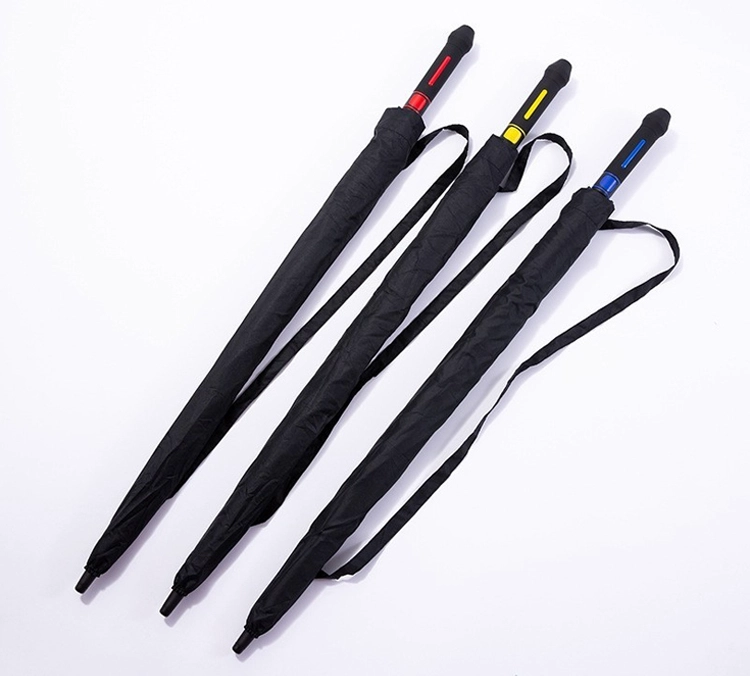 LOTUS Stock Fiberglass Automatic Golf Double-layer Umbrella Oversize Straight Umbrella for Advertising Umbrella