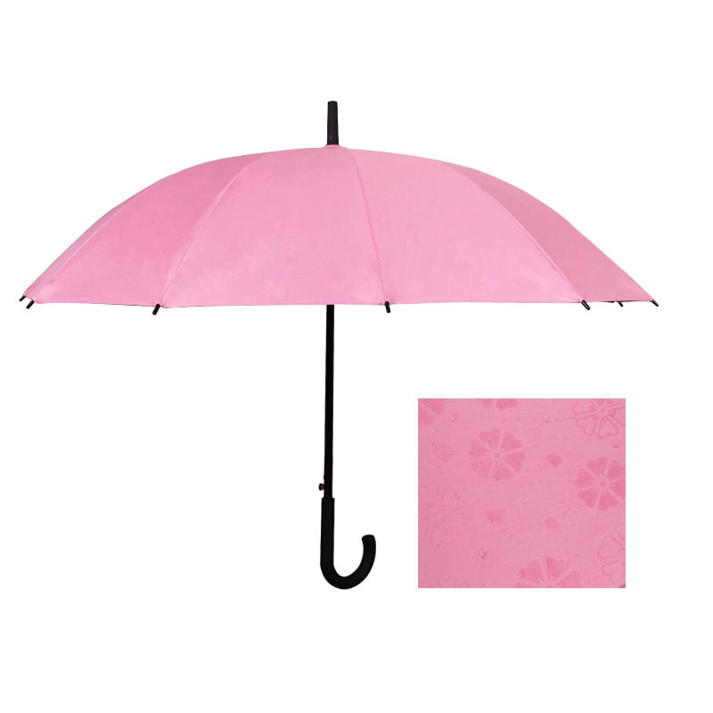Lotus 2022 23inch Magic Umbrella Water Flower Straight Umbrella