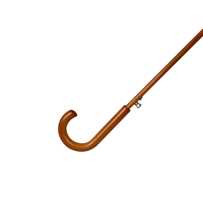 Lotus 2022 Cork Retro Wood Stick Straight Automatic Umbrella