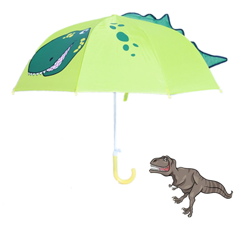 Lotus Popular Custom cartoon dinosaur Print Outdoor Use Animal Shape Child Rain Umbrella for Kids