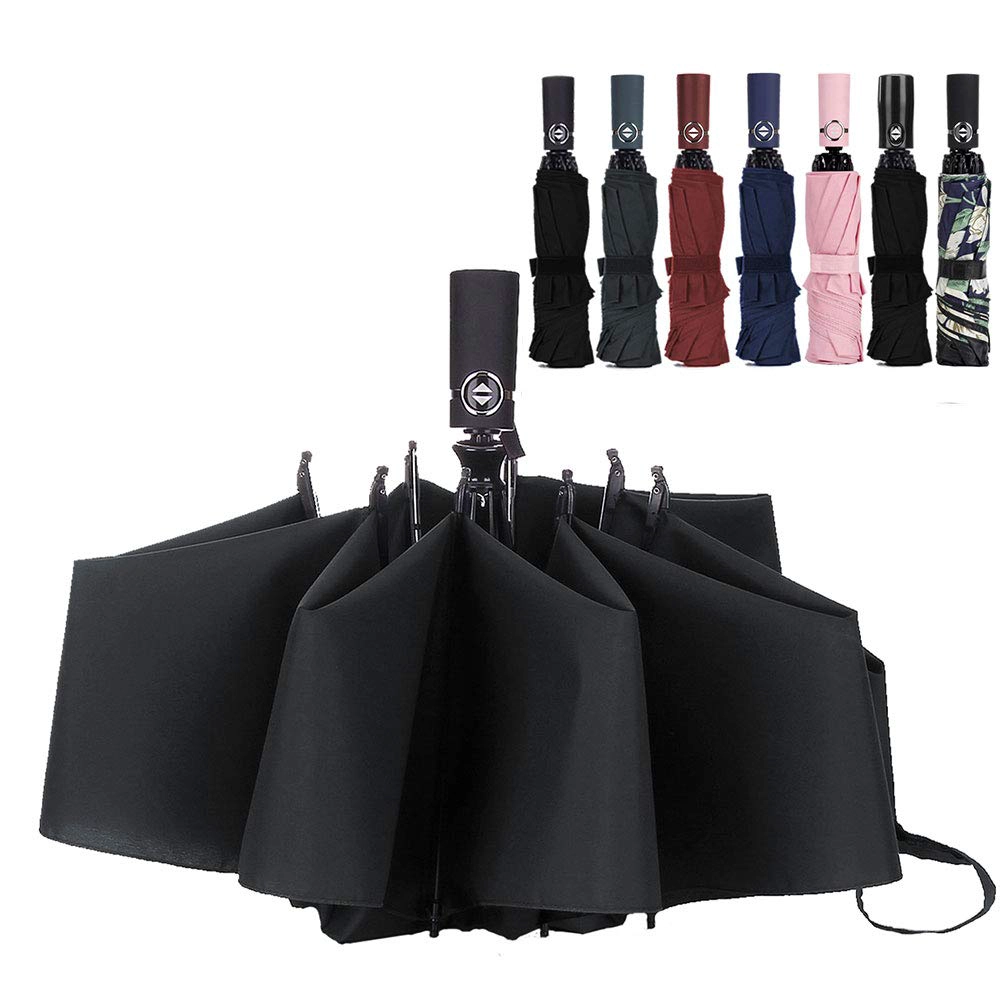 Parapluie inversé compact pliant LotusUmbrella Fast Ship WINDPROOF à ouverture automatique