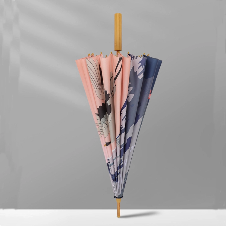 Manual Open Umbrella with Chinese Elements
