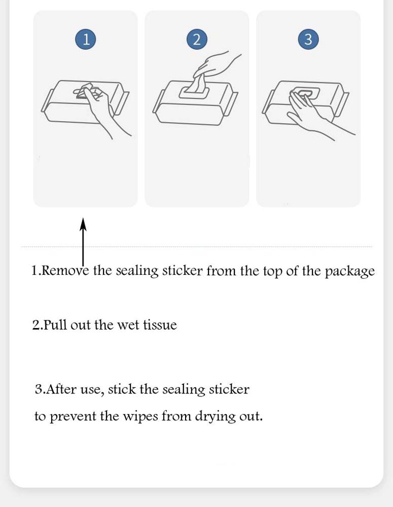 New Arrival 50pcs/Bag 75% Alcohol Wipes Disinfection Alcoholic Wet Wipes With Low Price