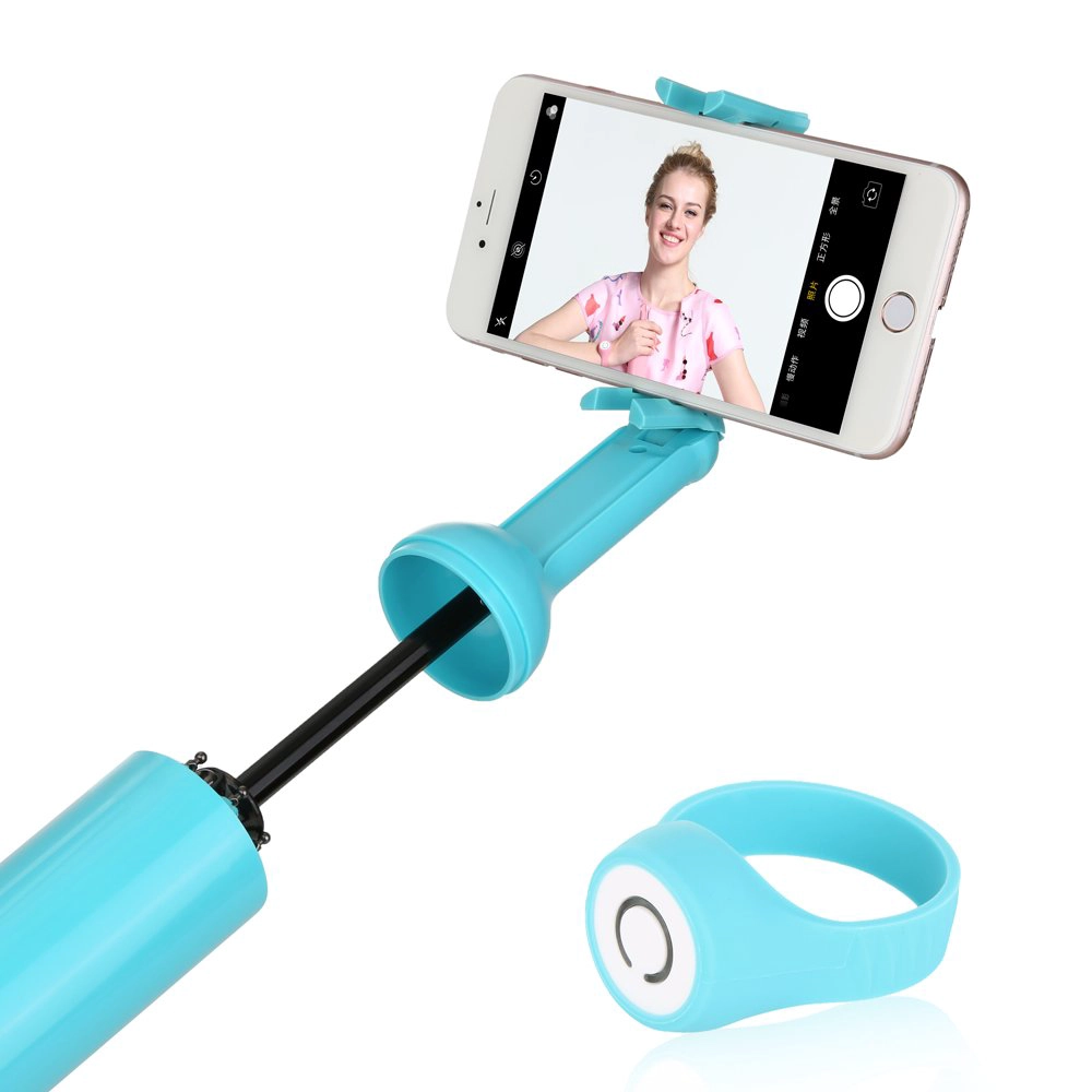 Neue Erfindungen Selfie Stick Smart Bluetooth Tragbarer Flaschenreiseregenschirm für iPhone, Android und mehr